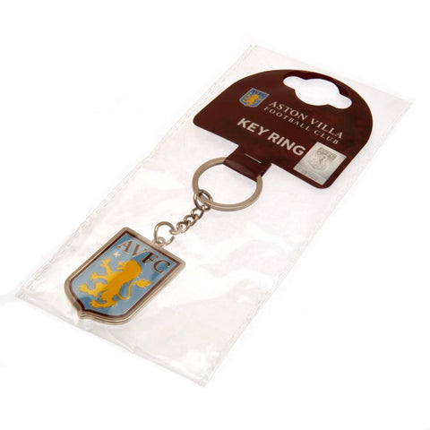 Aston Villa FC Crest Keyring - Sleek Choice UK