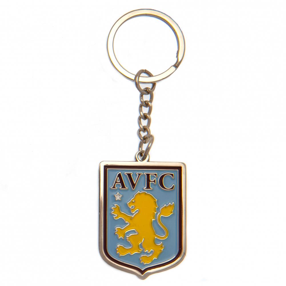 Aston Villa FC Crest Keyring - Sleek Choice UK