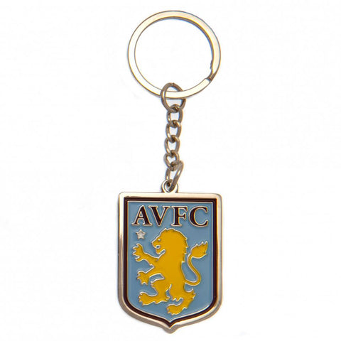 Aston Villa FC Crest Keyring - Sleek Choice UK