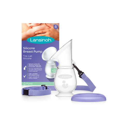 Lansinoh Silicone Breast Pump - Sleek Choice