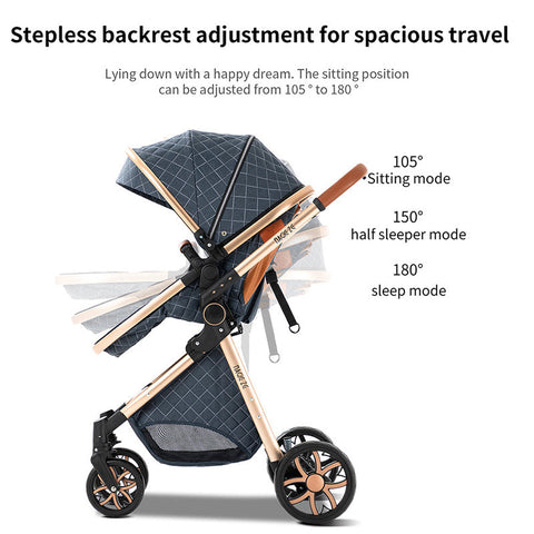 Magic ZC Baby Travel System Stroller with Car Seat Combo Grey - Sleek Choice