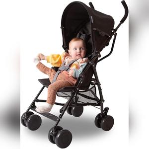 Travel Push Me 2U Lightweight Stroller Black