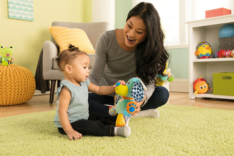 Lamaze Pupsqueak Rattle Soft Toy