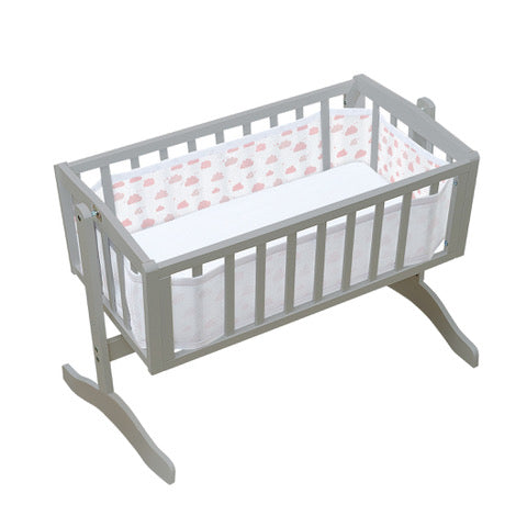 Breathable Baby Mesh Crib Liner 4 Sided - Sleek Choice