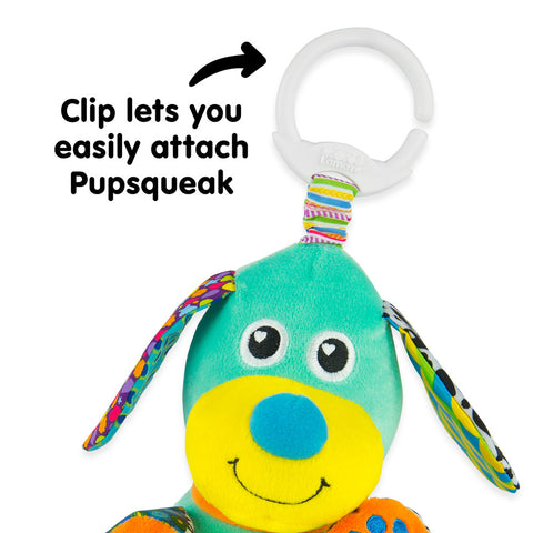 Lamaze Pupsqueak Rattle Soft Toy