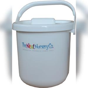 The Neat Nursery Co. Nappy Pail And Lid White