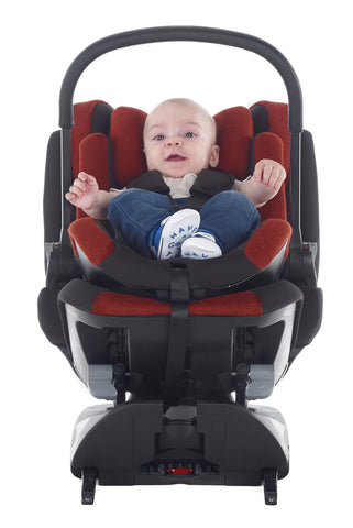 Jane Groowy + Nest i-Size Car Seat Combination 40-150cm, 0-12 Years, Matt Black