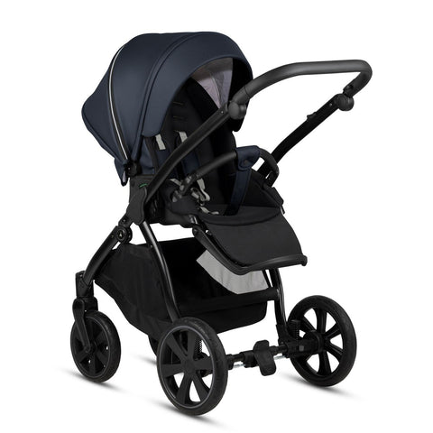 Noordi Fjordi V1 Leather 3-in-1 Travel System – Eco-Leather Pram with ThermoCot™ & i-Size Car Seat