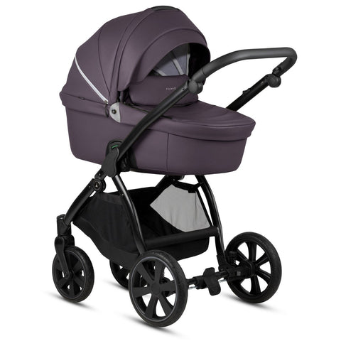 Noordi Fjordi V1 Leather 3-in-1 Travel System – Eco-Leather Pram with ThermoCot™ & i-Size Car Seat