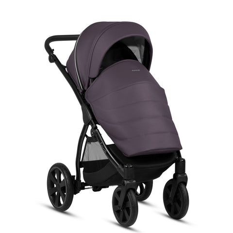 Noordi Fjordi V1 Leather 3-in-1 Travel System – Eco-Leather Pram with ThermoCot™ & i-Size Car Seat