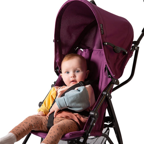 Travel Push Me 2U Lightweight Stroller Plum - Sleek Choice