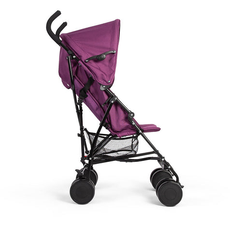 Travel Push Me 2U Lightweight Stroller Plum - Sleek Choice