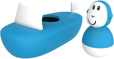 Monkey Bathtime Boat Toy Set - Sleek Choice