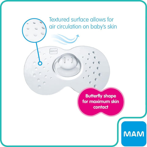 Mam Breast Care Nipple Shields With Sterilisable Travel Case - Sleek Choice