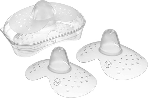 Mam Breast Care Nipple Shields With Sterilisable Travel Case - Sleek Choice