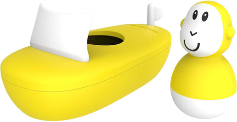 Monkey Bathtime Boat Toy Set - Sleek Choice