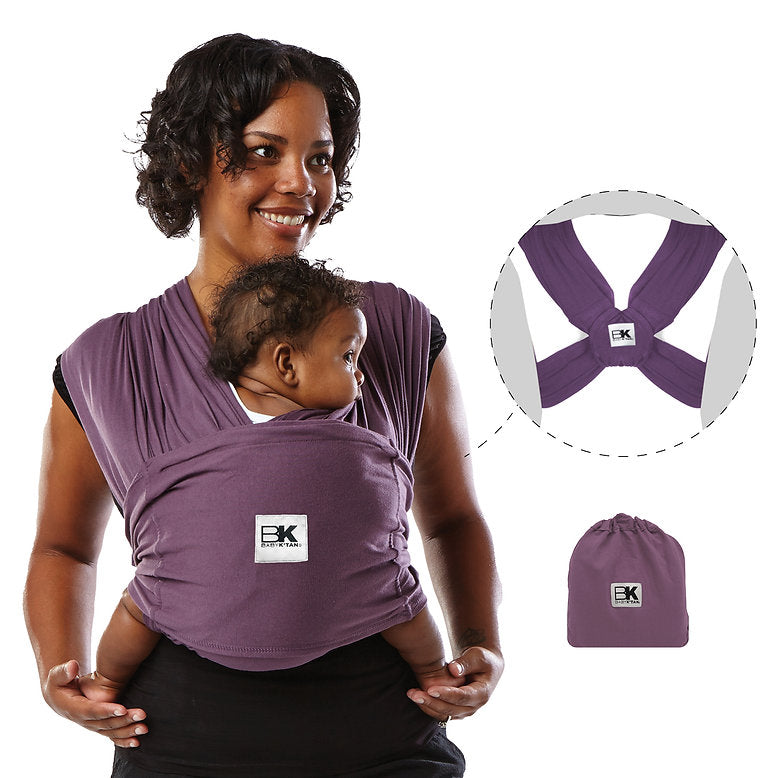 Solid Cotton Carrier Eggplant S Size - Sleek Choice