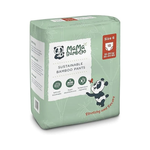 Mama Bamboo Eco Nappy Pants Size 6 - 18 nappies