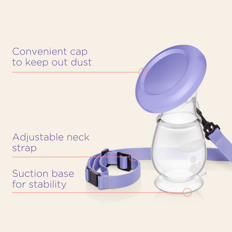 Lansinoh Silicone Breast Pump - Sleek Choice