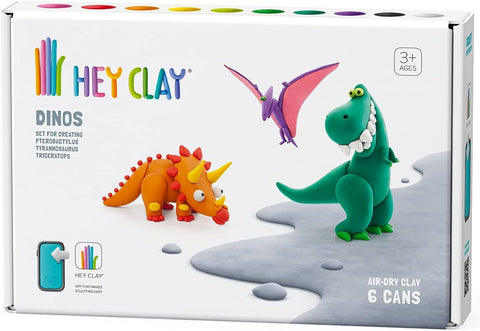 Hey Clay 6 Can Set Dinos - Sleek Choice