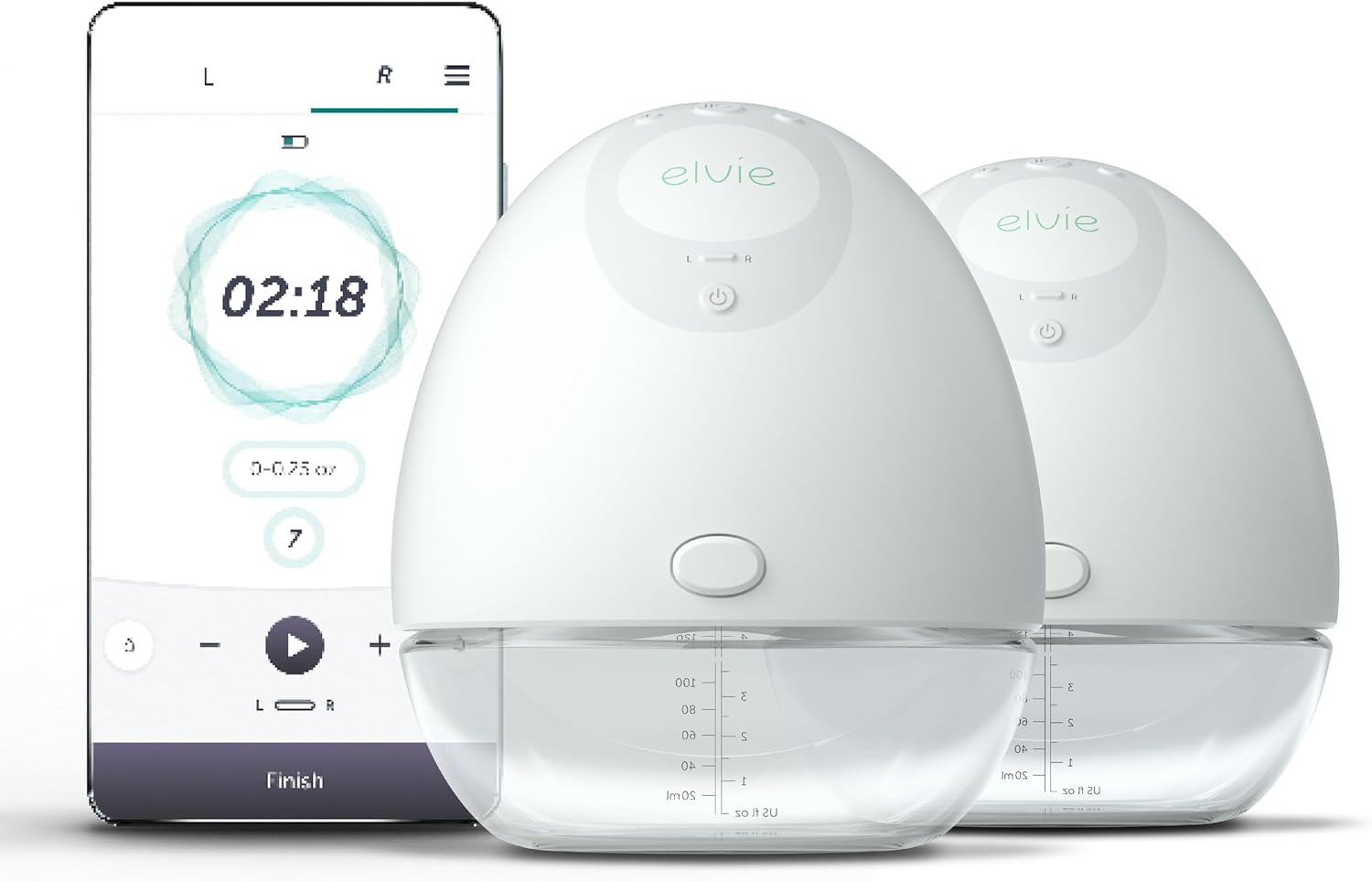 Elvie Double Electric Breast Pump - Sleek Choice UK