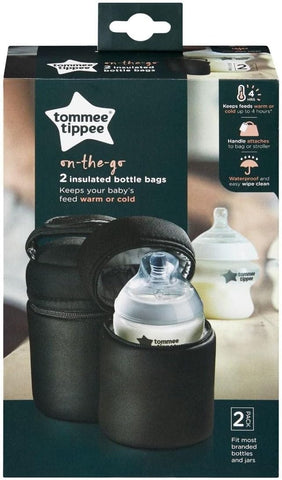 Tommee Tippee Closer To Nature Babycare Insulated Bottle Bags X 2 - Sleek Choice