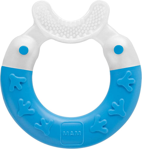 Mam Teether Bite & Brush Blue - Sleek Choice