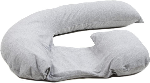 Dreamgenii Pregnancy Support and Feeding Pillow - Grey Marl