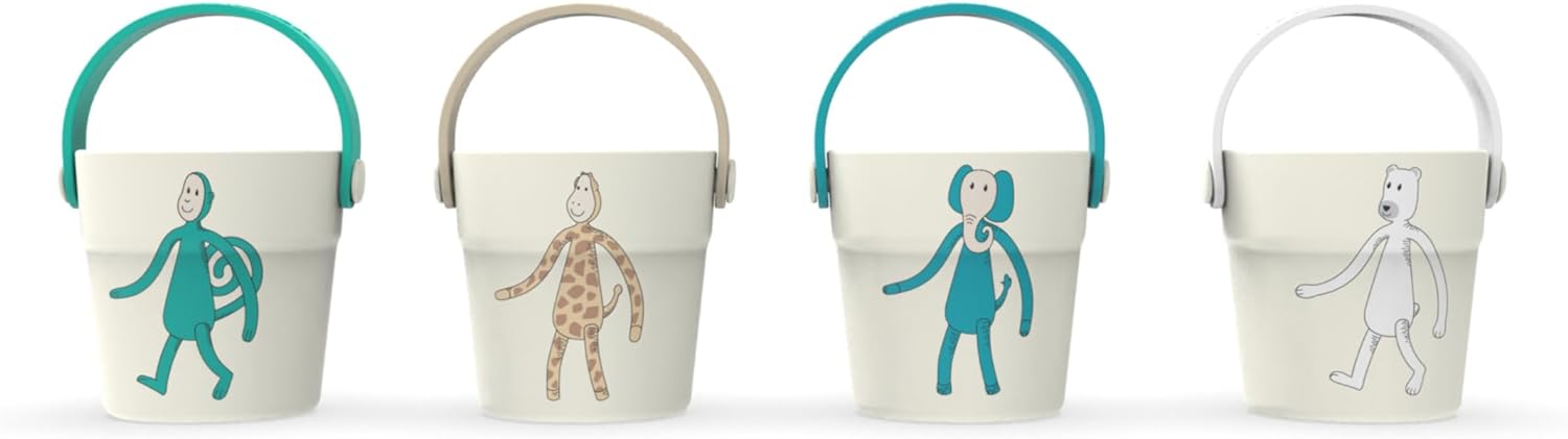 Matchstick Monkey Baby Bathtime Buckets - Sleek Choice