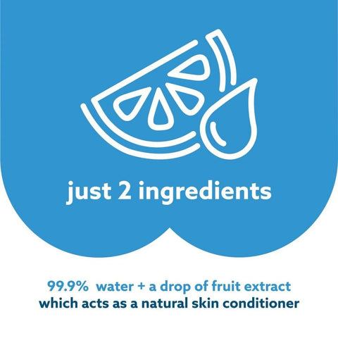 WaterWipes Sensitive Baby Wipes 60 pcs