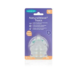 Lansinoh Naturalwave Medium Flow Teat 2 Pack