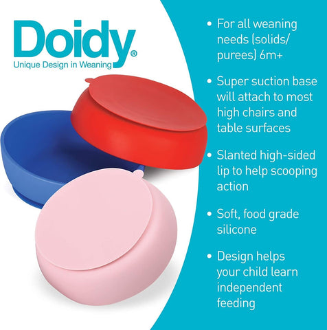 Doidy Silicone Soft Baby Suction Bowl - Sleek Choice UK