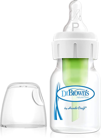 Dr. Browns Options+ Preemie Anti-Colic Slow Flow 0M+ 60ml - Sleek Choice