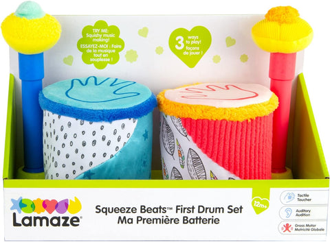 Lamaze Squeeze Beats First Drum Set - Sleek Choice