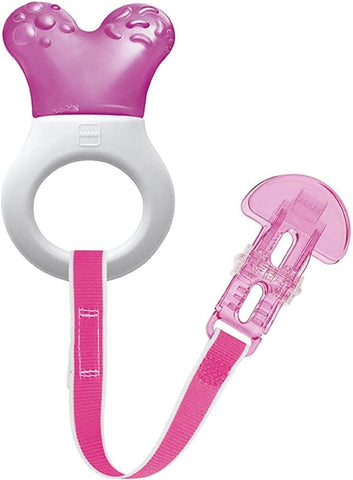 Mam Teether Mini Cooler & Clip Girl