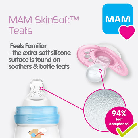 Mam Bottle Easy Start 160Ml 3 Pack Boy