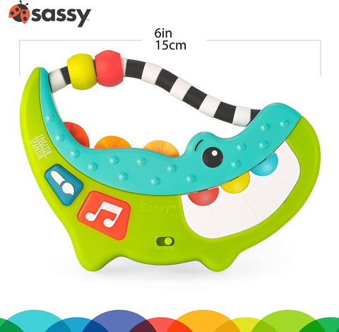 Sassy Rock-A-Dile Musical Toy - 6m+ - Sleek Choice