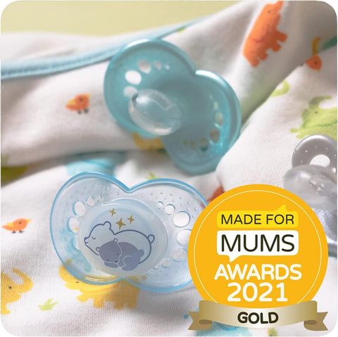 MAM Night Soothers 6+ Months - Sleek Choice