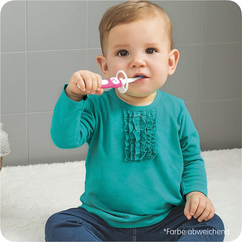 Oral Care Baby's Brush With Safety Shield - Sleek Choice Uk