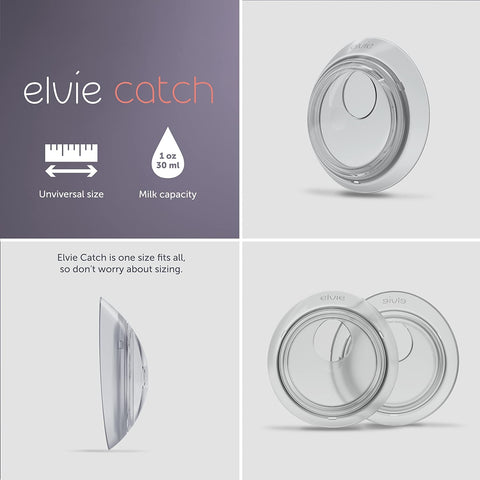 Elvie Catch Breast Milk Storage Collection Cups x2 - Sleek Choice