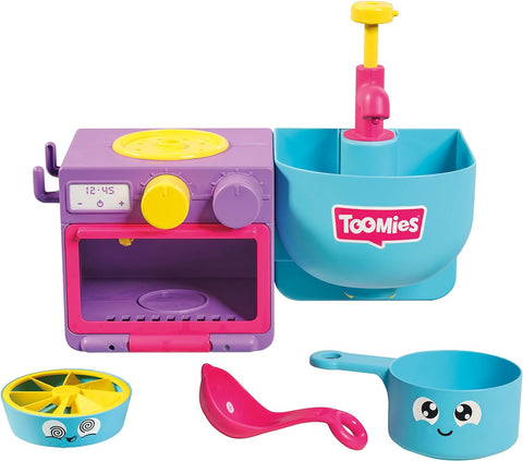 Tomy Bath Toomies Bubble & Bake Bathtime Kitchen - Sleek Choice Baby Bath Toys