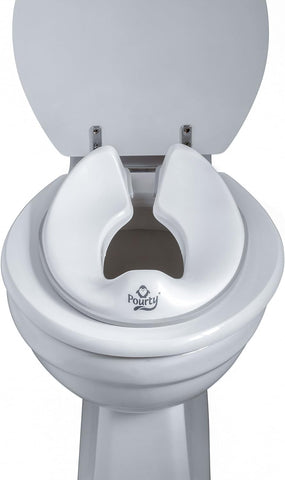 Pourty Flexi-Fit Toilet Trainer Blue - Sleek Choice