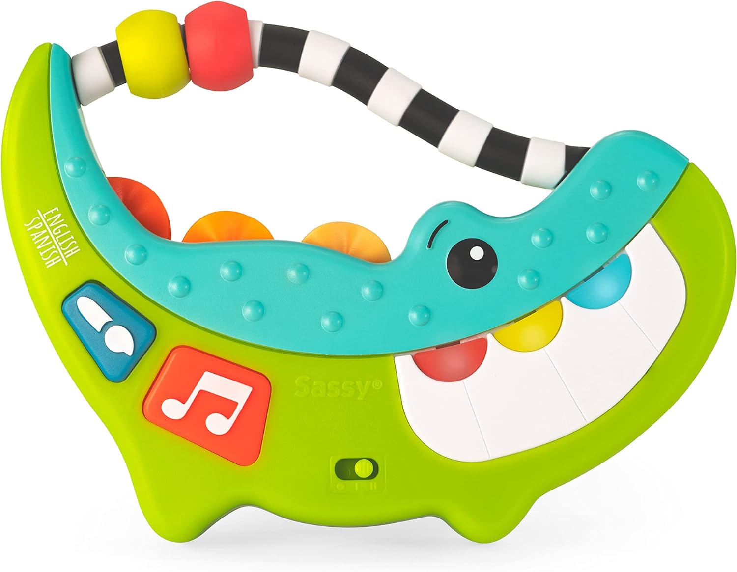 Sassy Rock-A-Dile Musical Toy - 6m+ - Sleek Choice