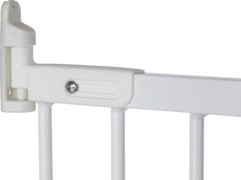 BabyDan EBBA Safety Gate Metal White - Sleek Choice