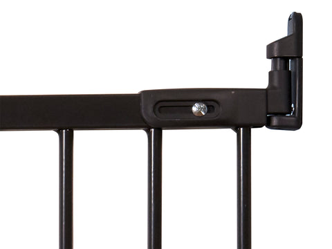 BabyDan EBBA Safety Gate Metal Black - Sleek Choice