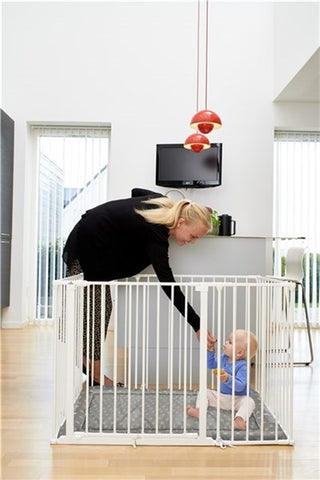 Playpen Olaf Rectangle, White - Sleek Choice