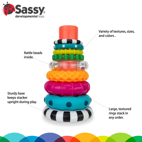 Sassy Stacks Of Circles Ring Stacker