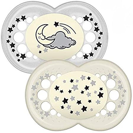 MAM Night Soothers 6+ Months - Sleek Choice