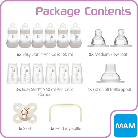 Sleek Choice - MAM Easy Start Anti-Colic Large Bottle Set