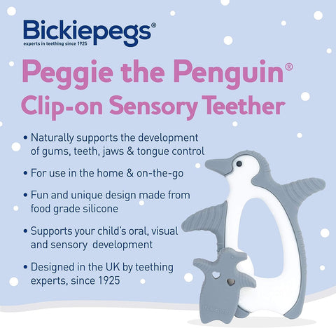 Peggie The Penguin Sensory Teether - Sleek Choice